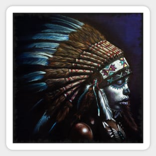 Native Indigo Sticker